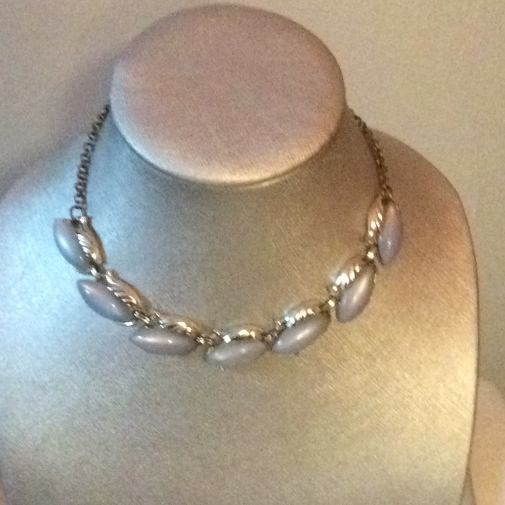 Light blue stones necklace - Picture 4 of 10